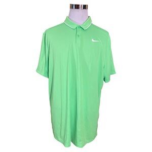 Nike Golf Dri Fit Polo Shirt Men’s Size 2XL Green Short Sleeve